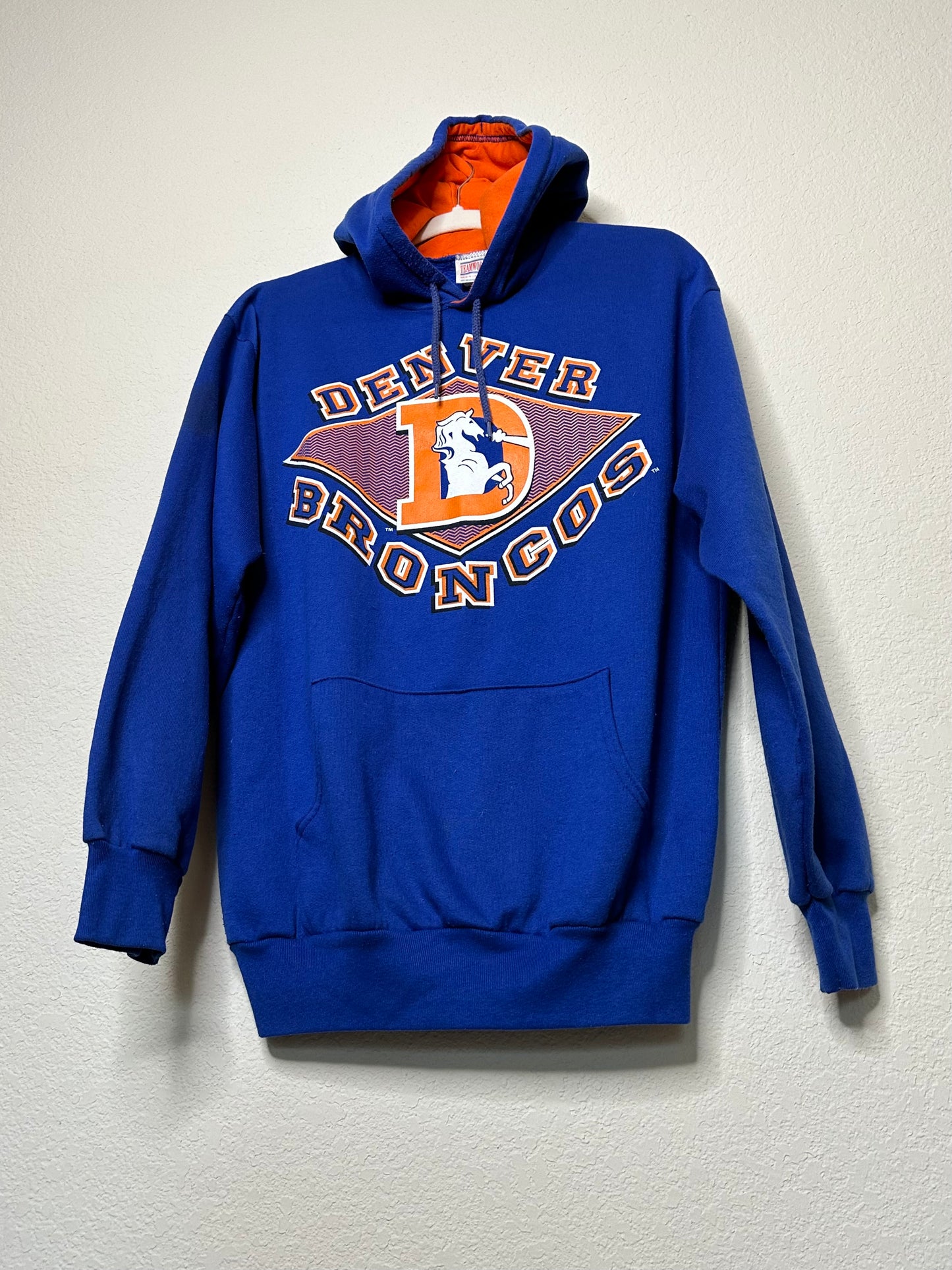 80’s Vintage 2-Tone Denver Broncos Hoodie (Unisex M)