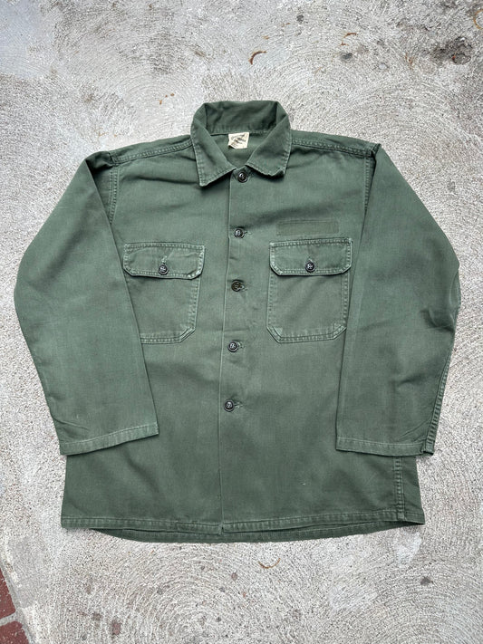 60’s Trooper Fatigues OG-107 Selvedge Cotton Sateen Shirt Type 2 (Unisex L)