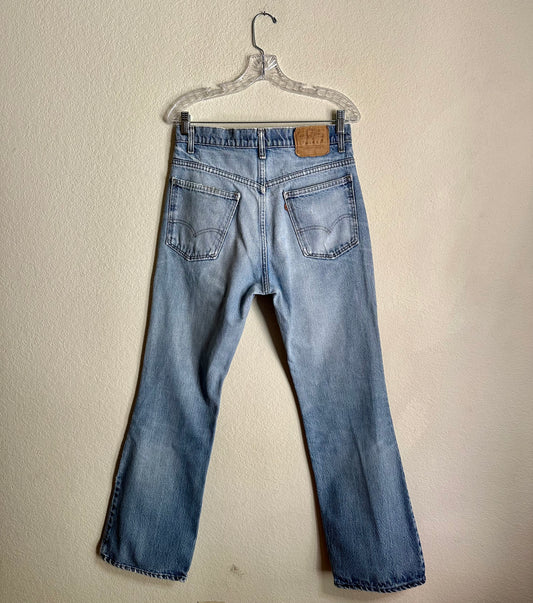 70’s Levi’s 517 Orange Tab Distressed Bootcut Jeans (31x31 / Modern 8)