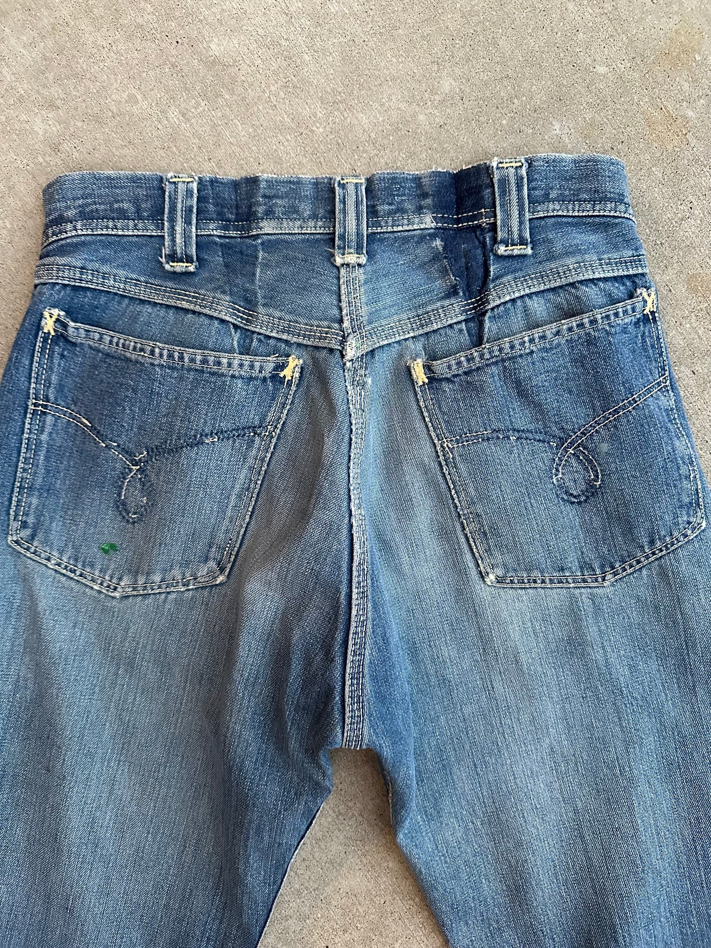 RARE 40’s Key Donut Button Half Selvedge Denim Jeans (32x34)
