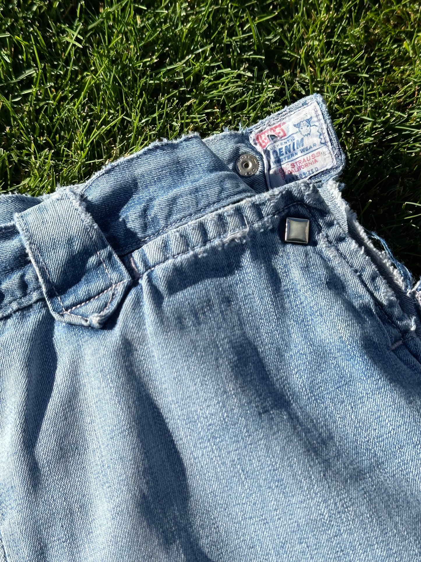 Rare 50’s LEVI’S Big E Western Side Zip Shorthorn Denim Pants (Women’s