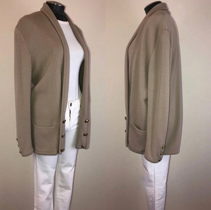 80’s Valentino Boutique Wool Open Cardigan (Unisex L)