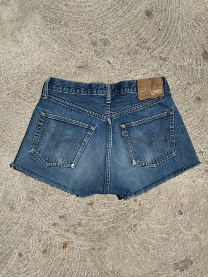 70’s Levi’s Redline Selvedge 501 STF Denim Cutoff Shorts (27” / Modern 26)