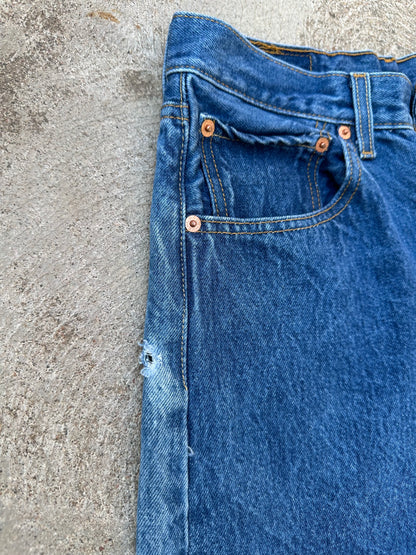 Y2K Levi’s 501 STF Denim Jeans (Men’s 31x28 / Women’s 29)