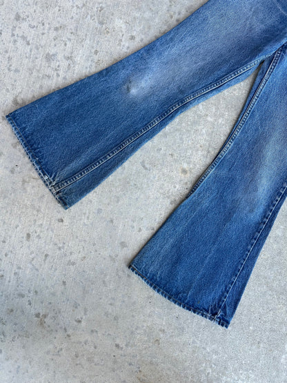 70’s Levi’s 684 Orange Tab Elephant Bell Bottom Denim Jeans USA (Women’s 26)