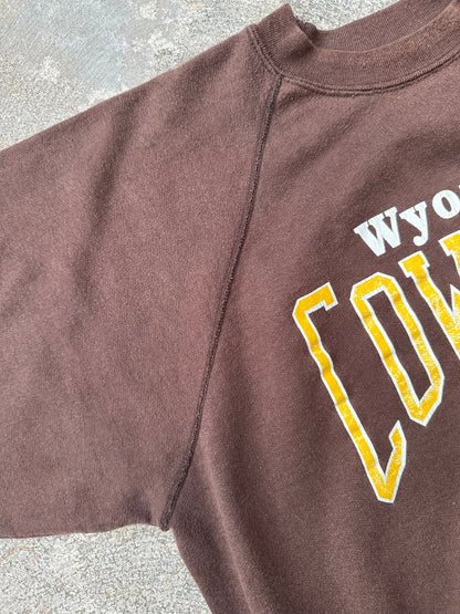 80’s Wyoming Cowboys Pistol Pete Raglan Sweatshirt (Unisex XL)