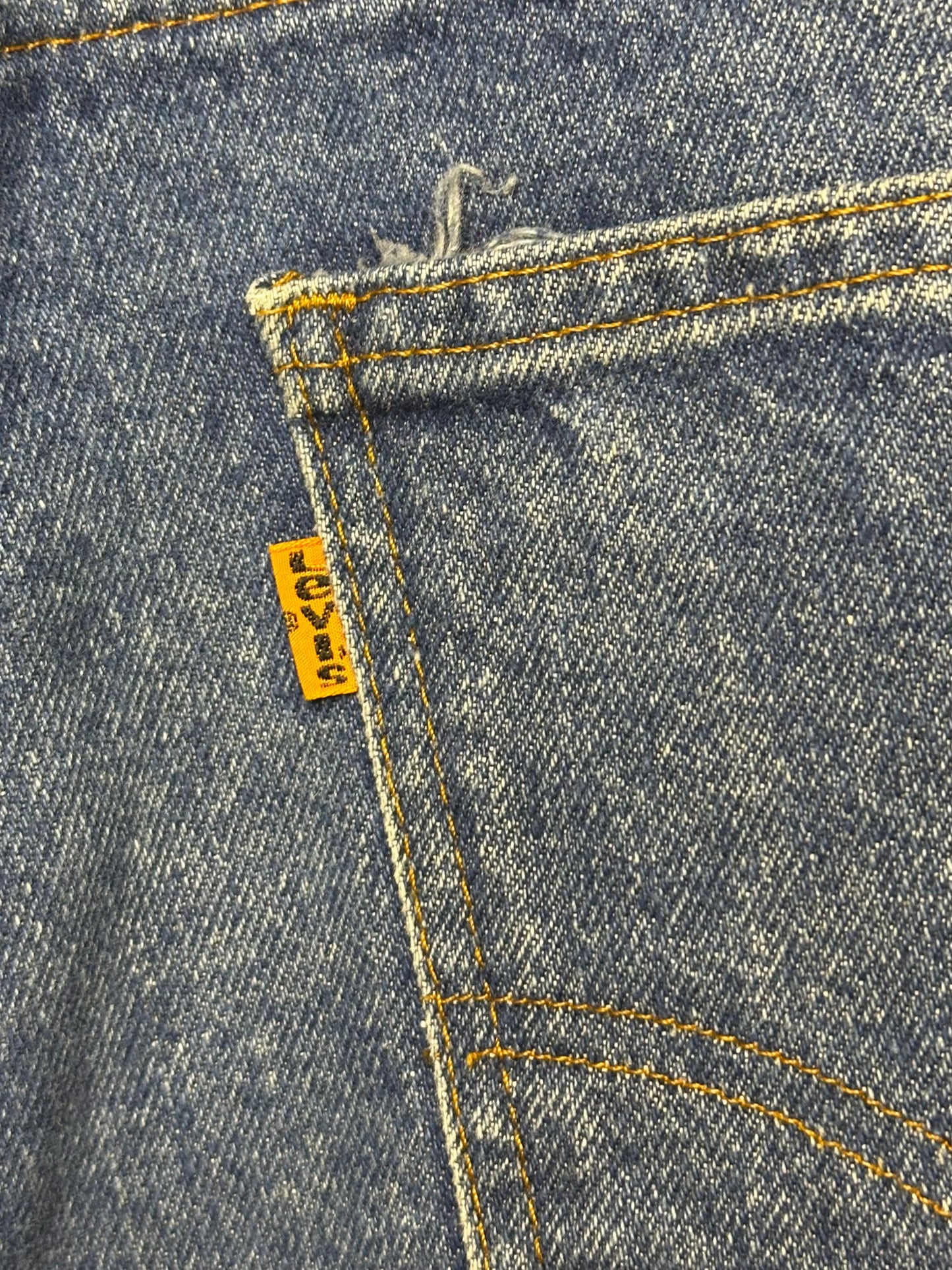 1969-70 Levi’s 684 Orange Tab Big Bells Jeans #4 (Men’s 33/ Women’s 10/12)