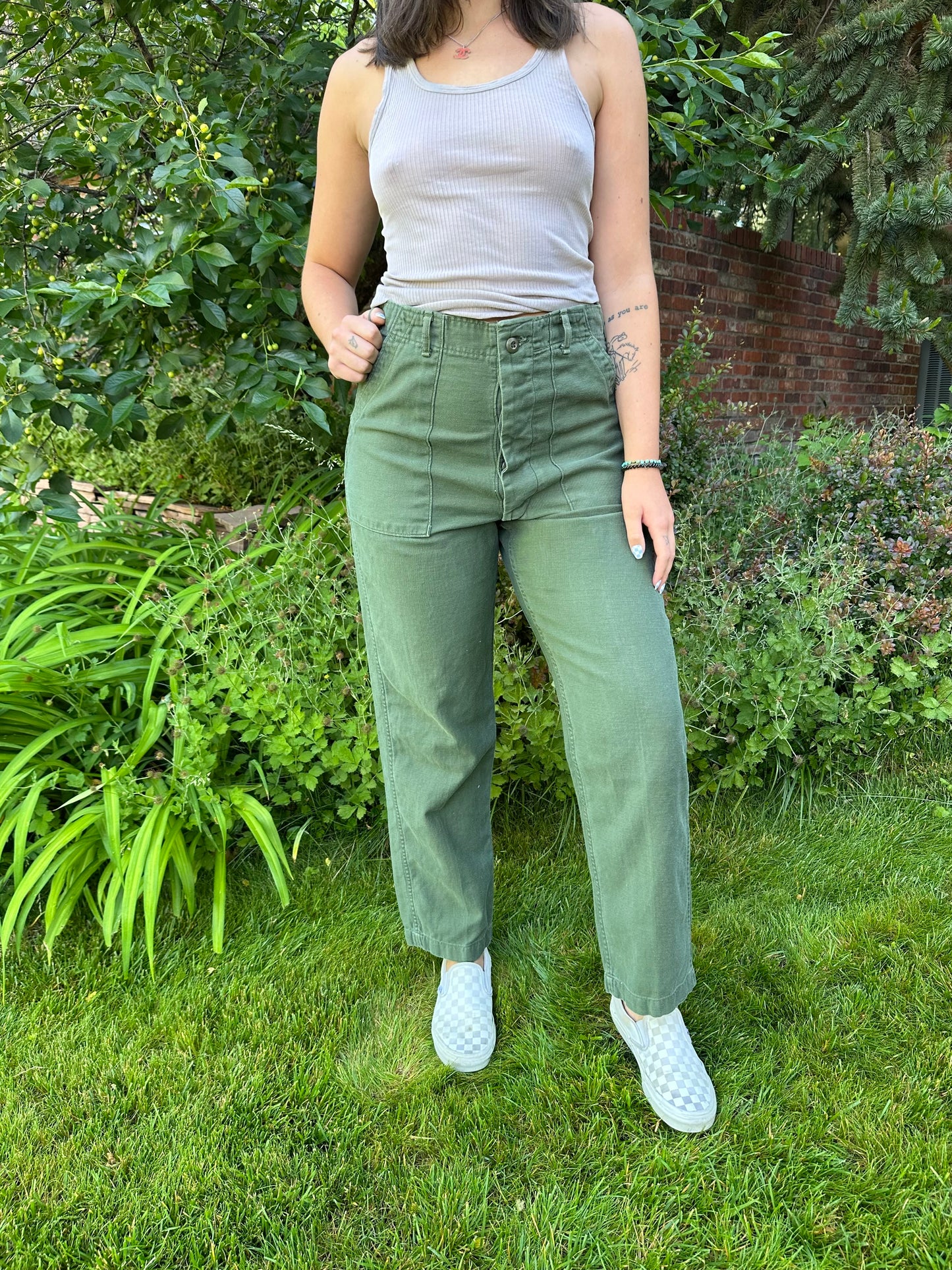 60’s Military OG-107 Cotton Sateen Field Pants (Men’s 32 / Women’s 30)