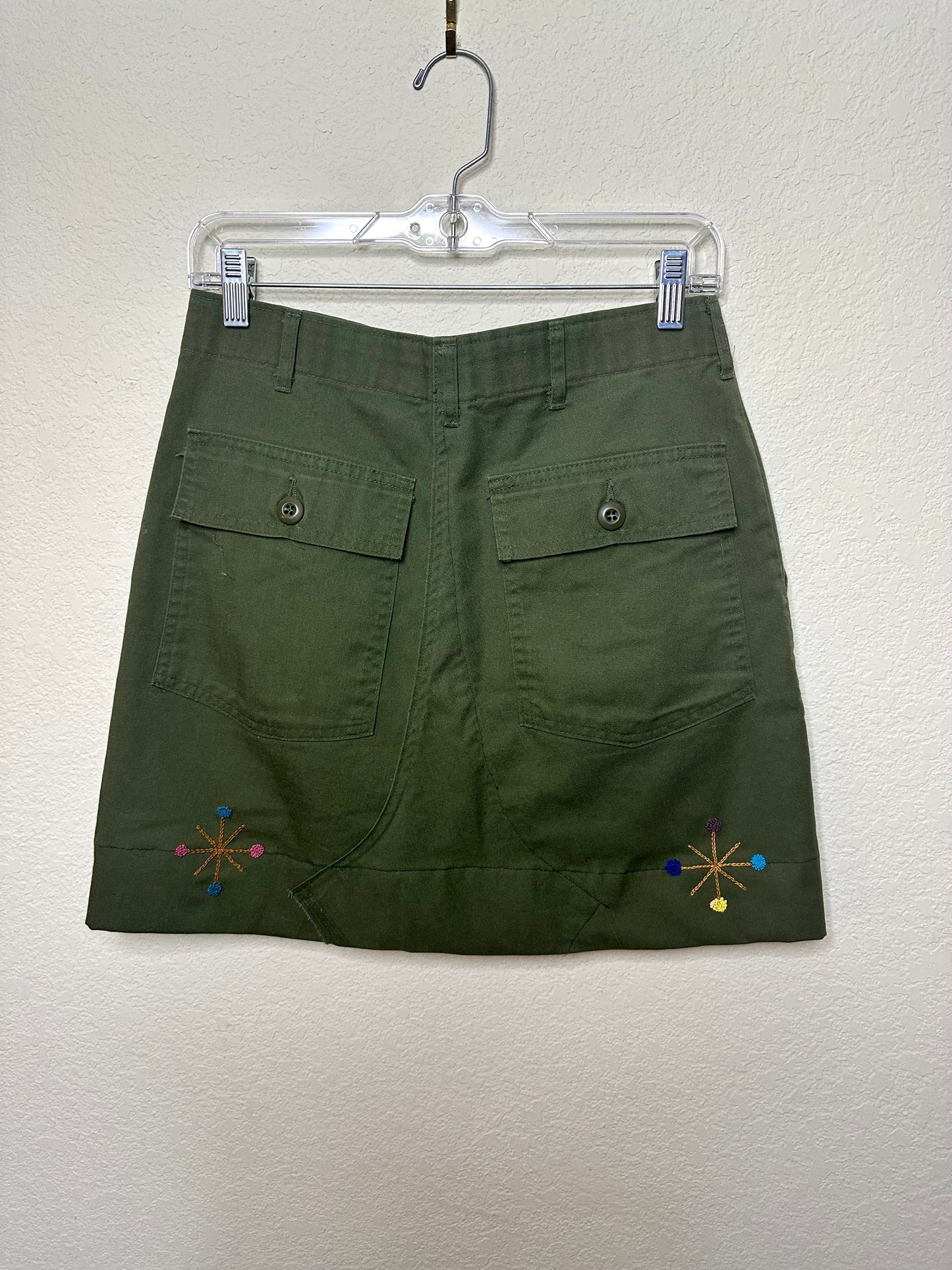 MCA Vintage Revival: Reworked 70’s OG-507 Military Skirt (from Field Pants)