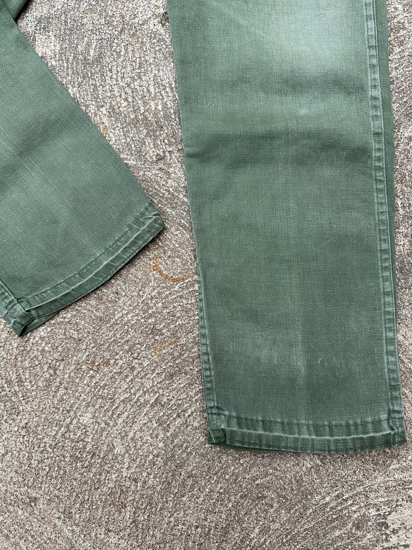 60’s US Military OG-107 Cotton Sateen Field Pants (26-27x28)