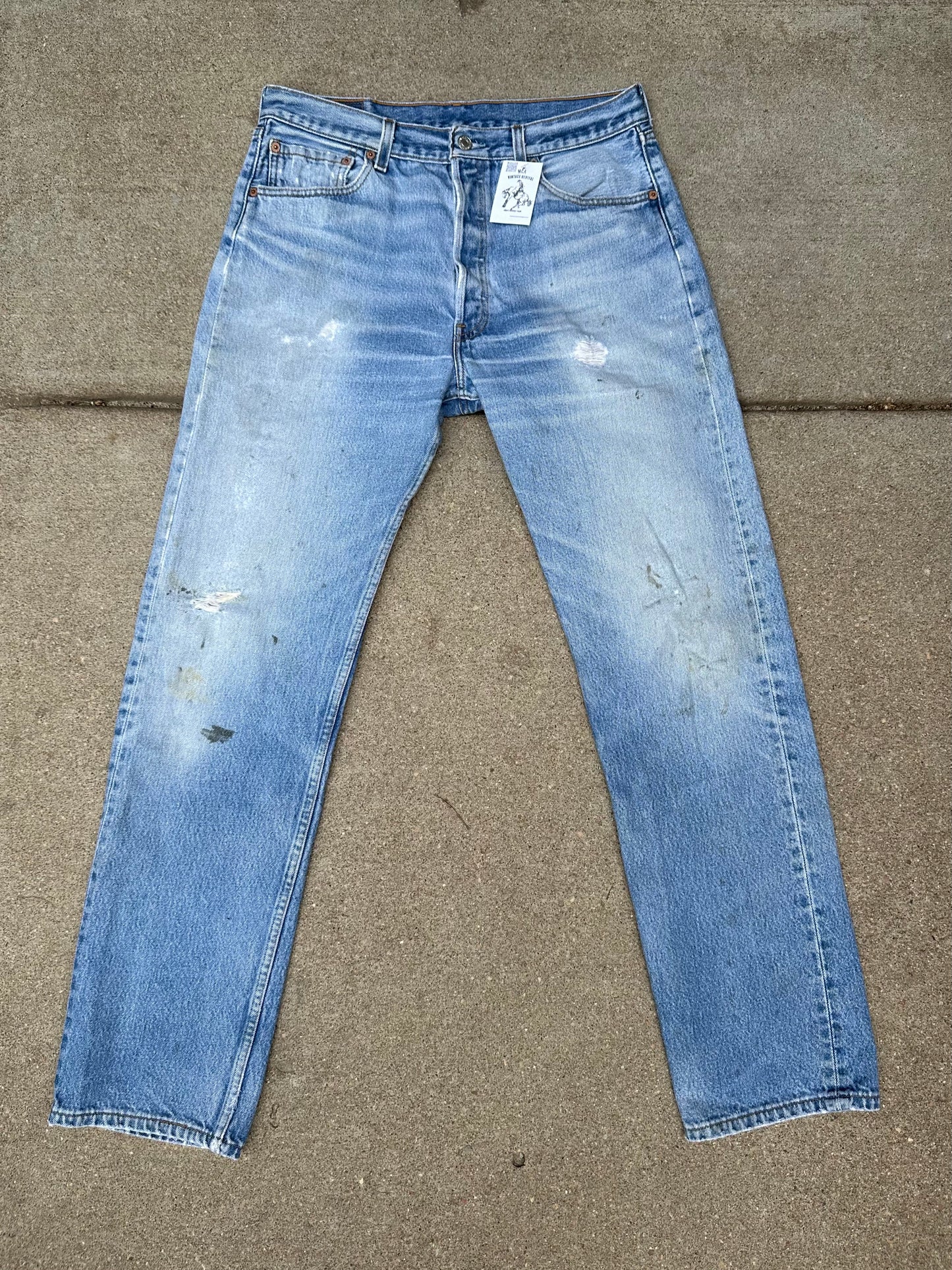 90’s Levi’s 501xx Distressed Jeans (Men’s 32/ Women’s 30)