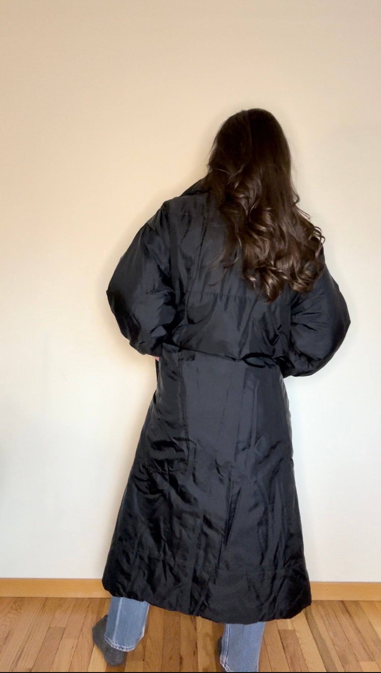 80’s Iconic Norma Kamali Long Sleeping Bag Coat (O/S)