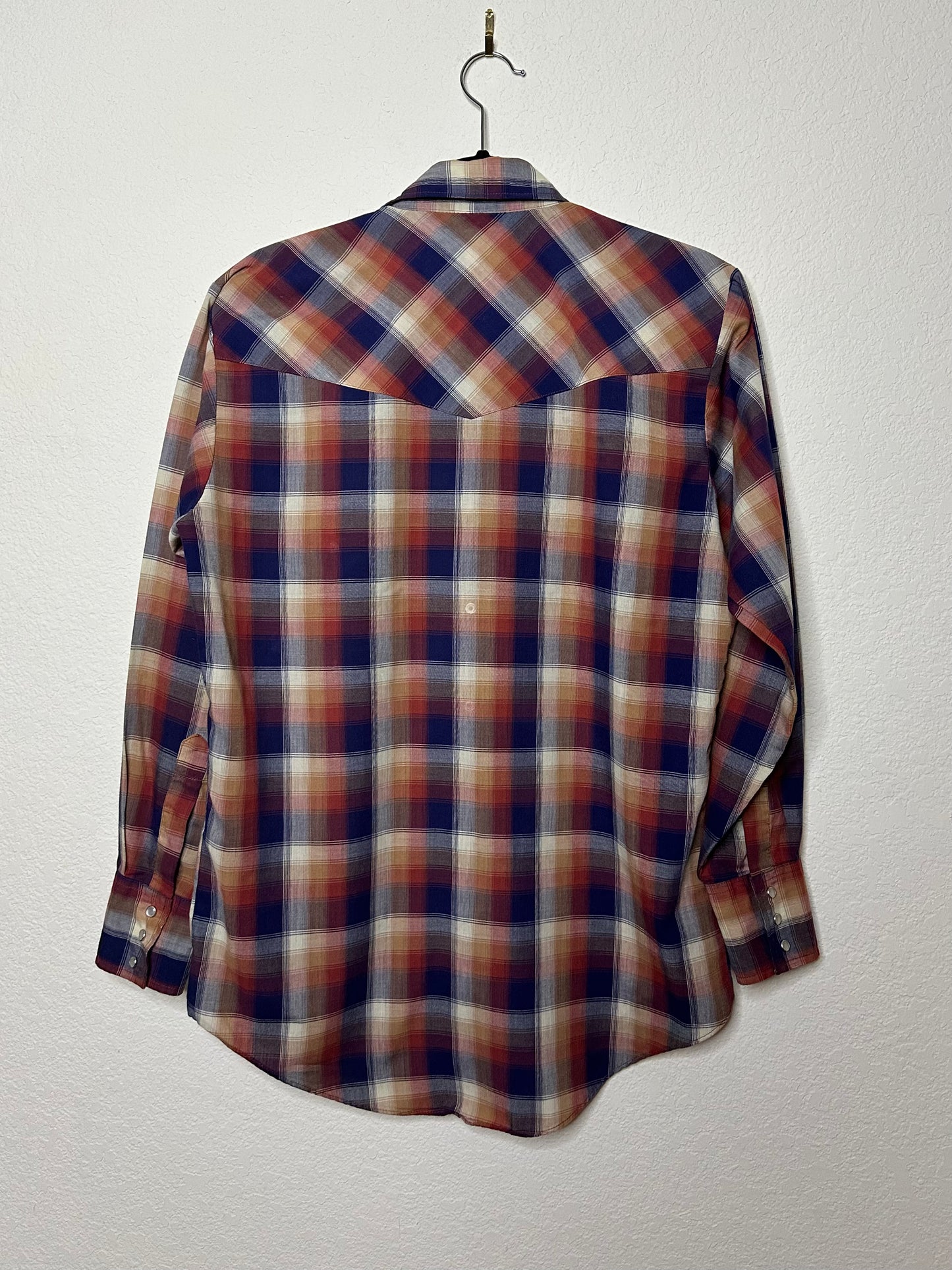 70’s Plains Western Pearl Snap Shirt (Unisex S/M)