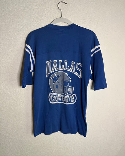 Dallas Cowboys Single Stitch Jersey Tee (Unisex S)