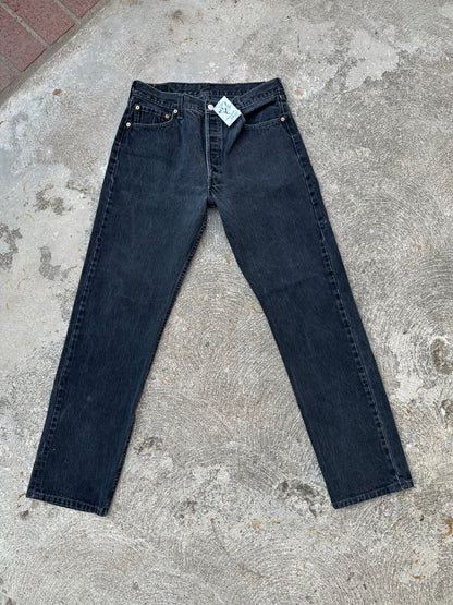 90’s Levi’s 501 Black Denim USA Jeans (Men’s 32x33/Women’s 30)