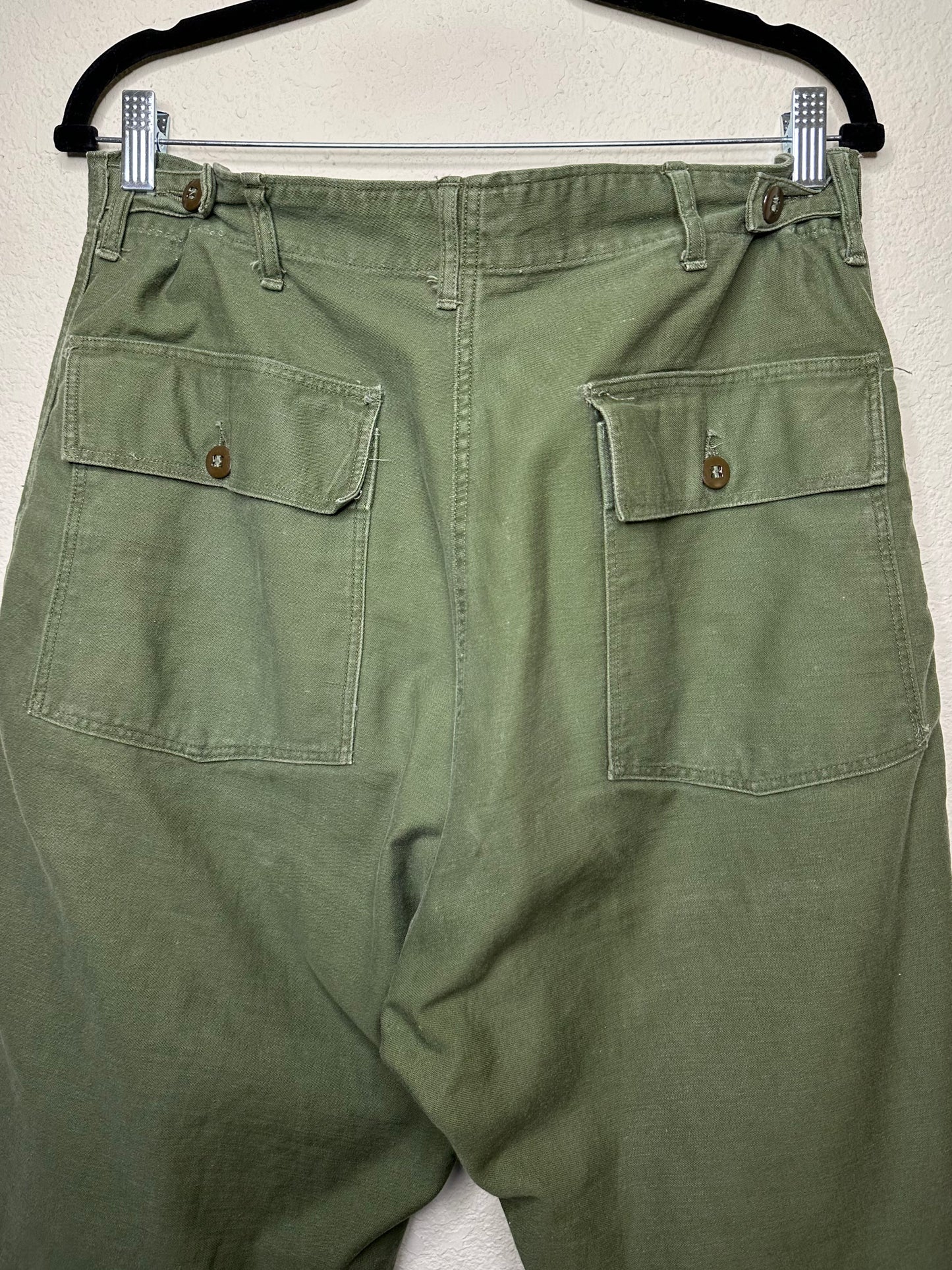 50’s Military OG-107 Field Pants (33-35”) 1st Pattern, Korean War