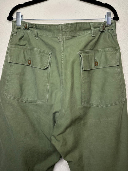 50’s Military OG-107 Field Pants (33-35”) 1st Pattern, Korean War