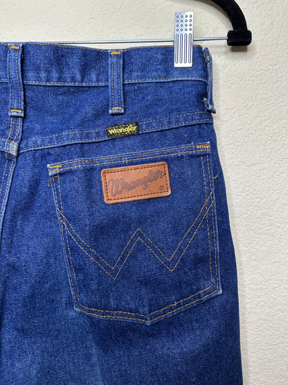 70’s Wrangler Indigo Crop Boot Flare Jeans (2/4)