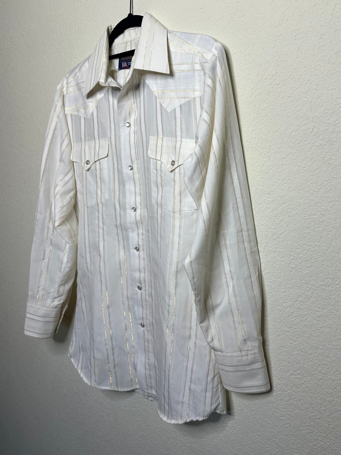 70’s Panhandle Slim Pearl Snap Western USA Shirt (Men’s S)