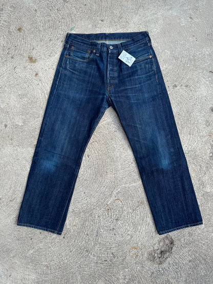 1947 LEVI’S LVC Big E 501XX Redline Selvedge Japanese Denim Jeans USA (30x31/Modern 28/29) Repro
