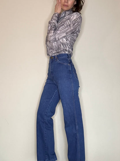 70’s Wrangler “No Fault Denim” Straight Leg USA Jeans (4/6)