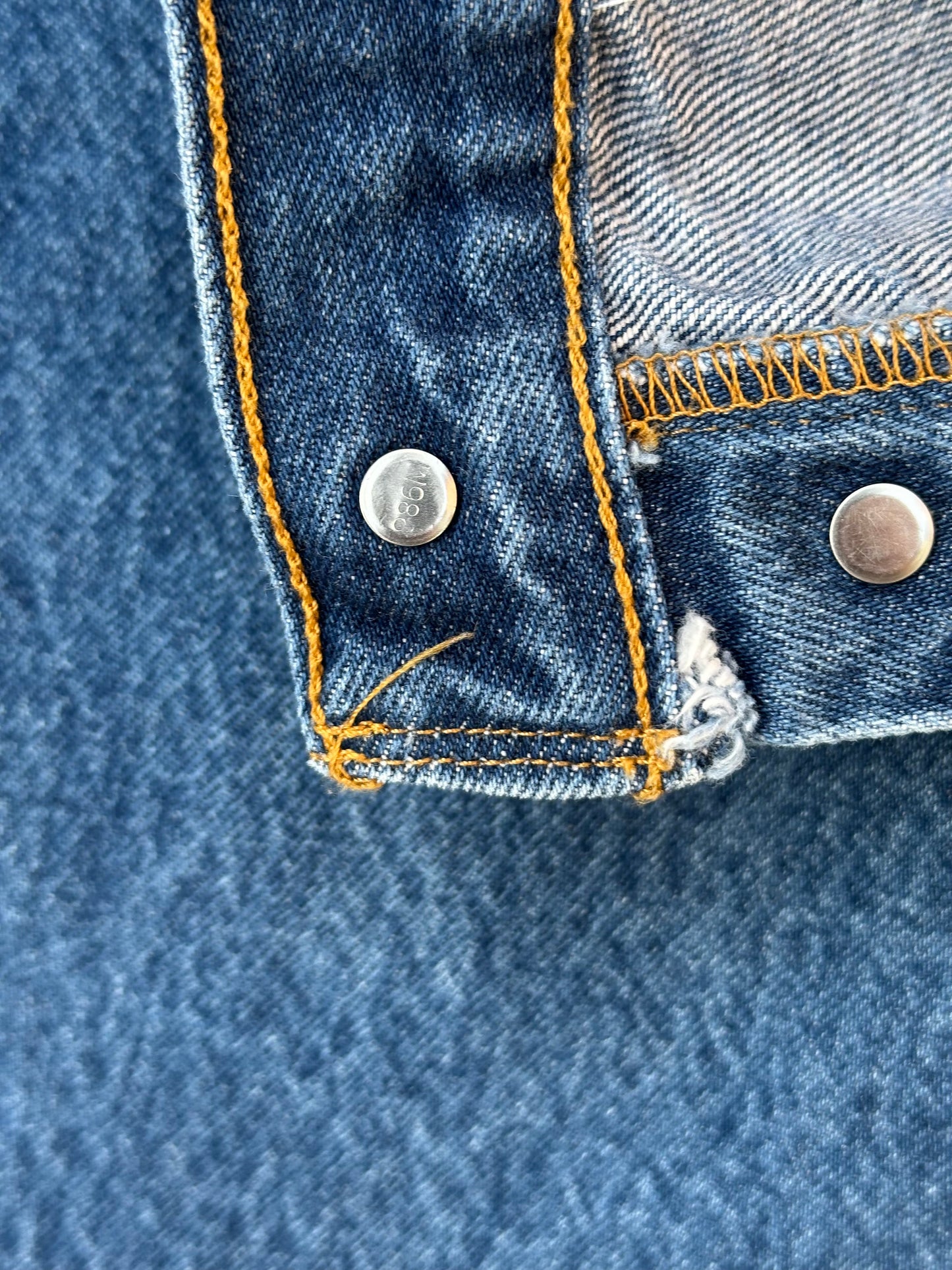 Y2K Levi’s 501 STF Denim Jeans (Men’s 31x28 / Women’s 29)