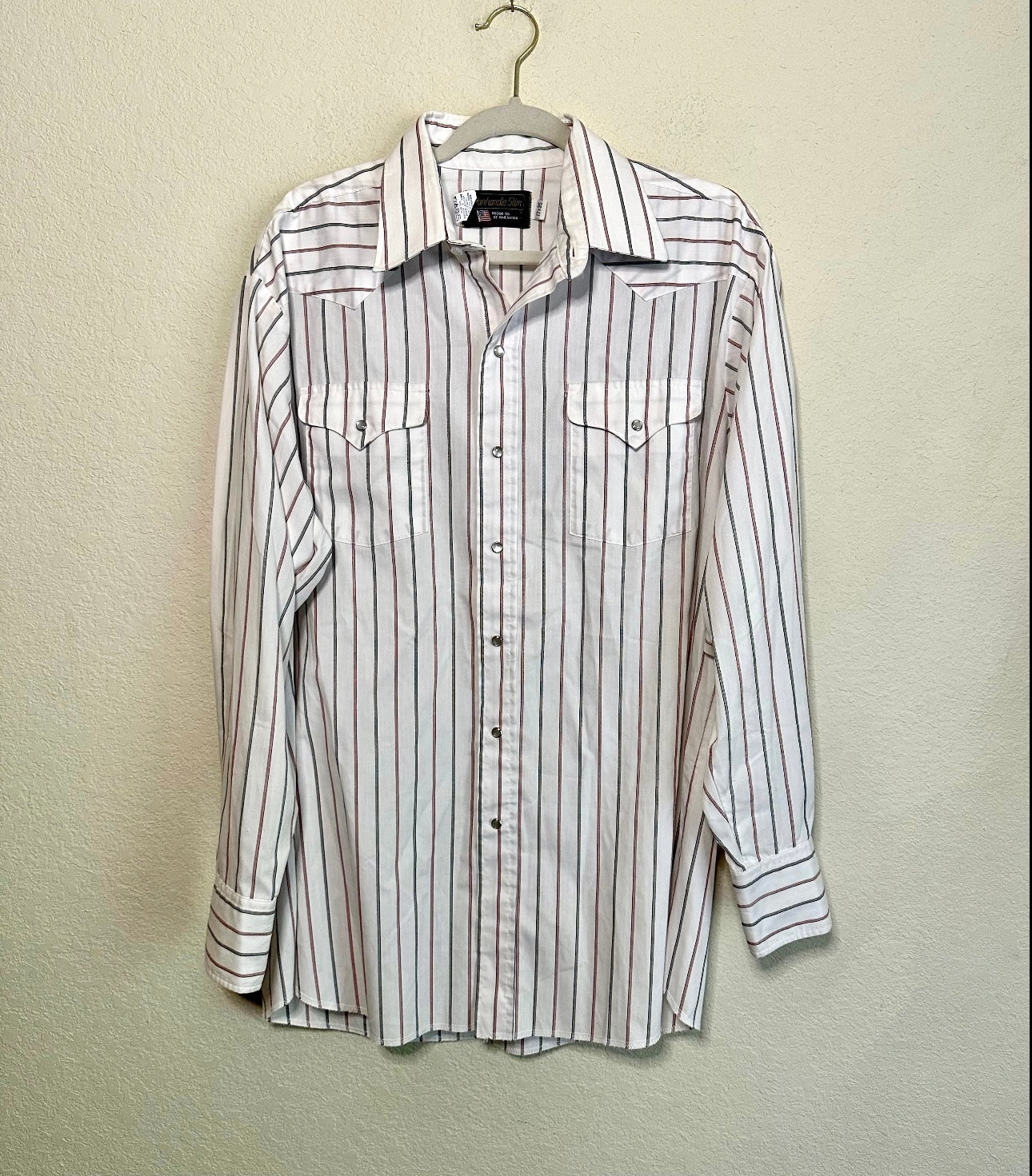 70’s Panhandle Slim Pearl Snap Western USA Shirt (Men’s XL)