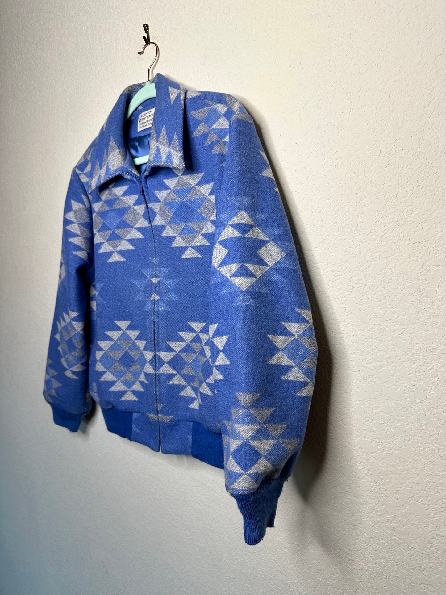 Vintage Pendleton Wool Bomber Jacket USA Shirt (Womens M)