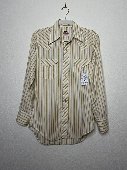 70’s Miller Western Wear Pearl Snap Shirt (Unisex S)