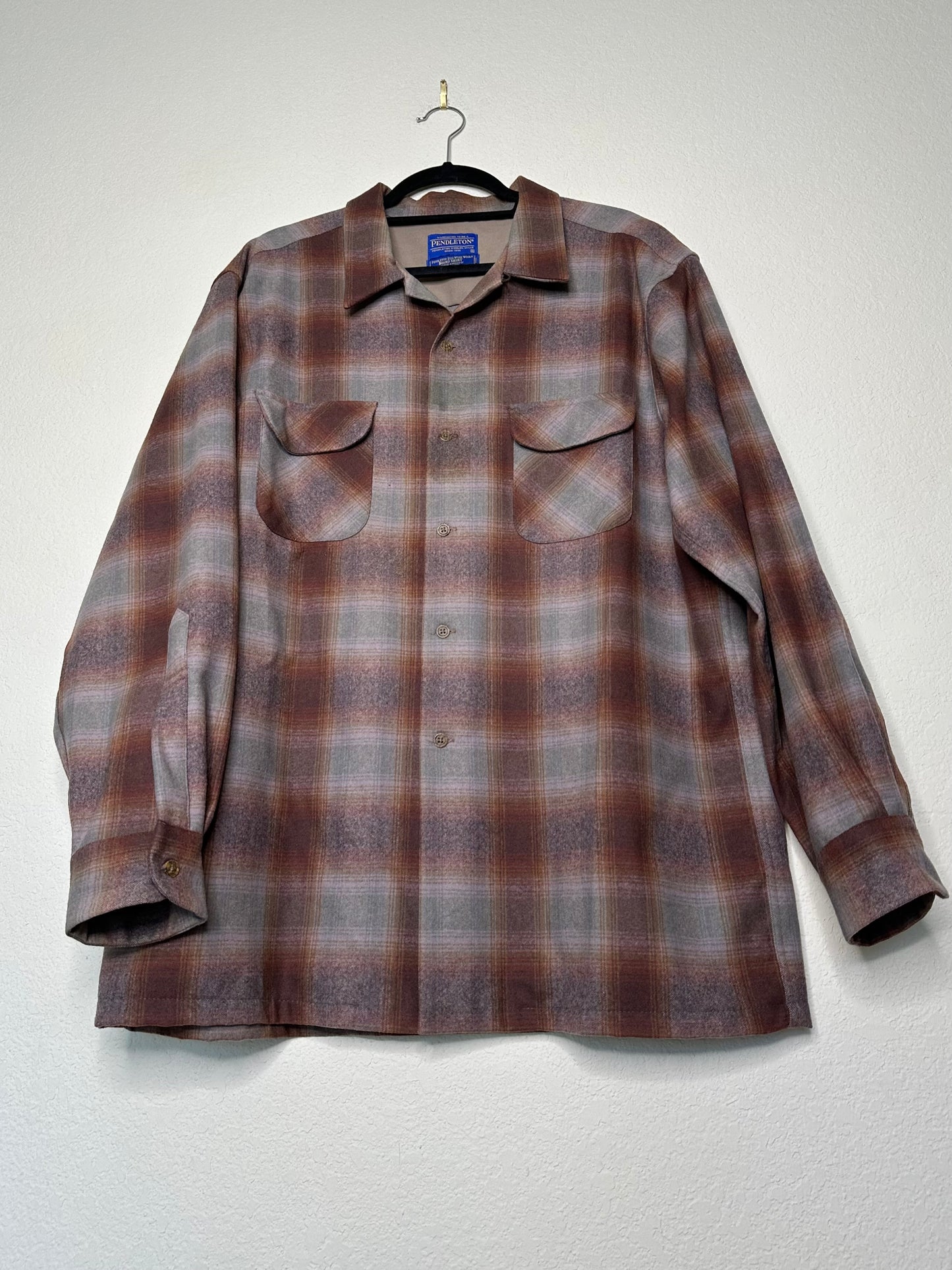 Pendleton Wool Ombré Plaid Board Shirt (Men’s XL/XXL)