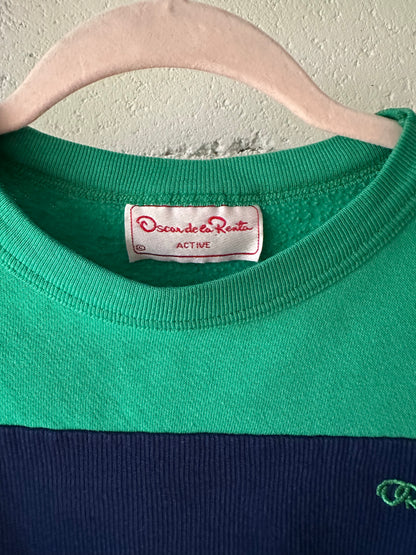 80’s Oscar de la Renta Monogramed Single Stitch Sweatshirt (Women’s S/M)