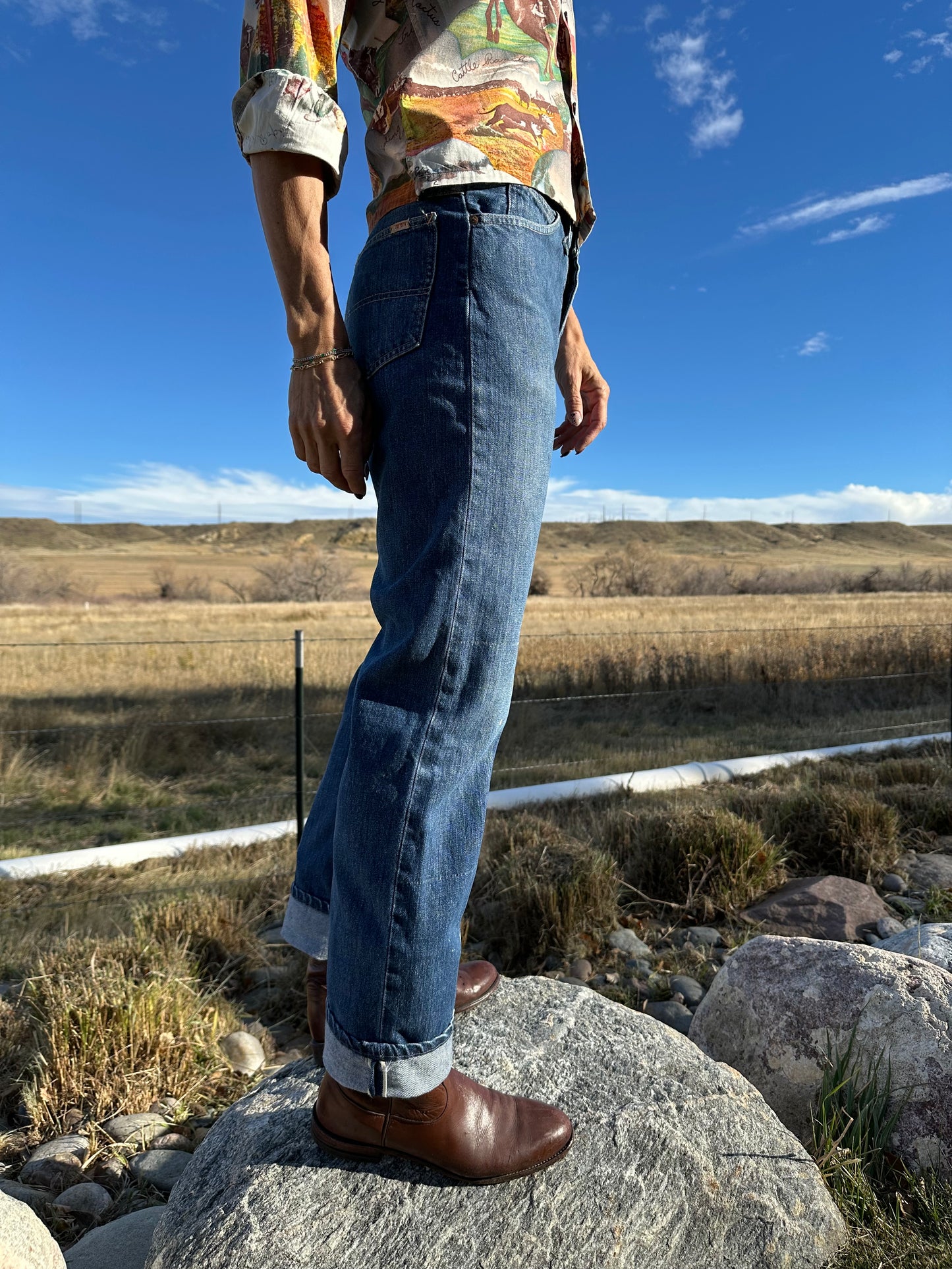 RARE 50’s Cowden Full Selvedge Denim Jeans (27x33)