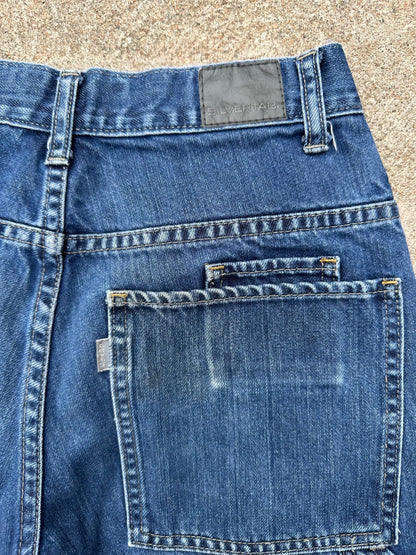 90’s Levi’s SILVER TAB 751 Carpenter Wide Leg Crop Women Jeans (27x25.5 / Modern 25)