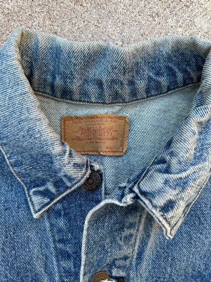 80’s Levi’s Denim Trucker Jacket w/ Good Fades (Unisex 40/S)