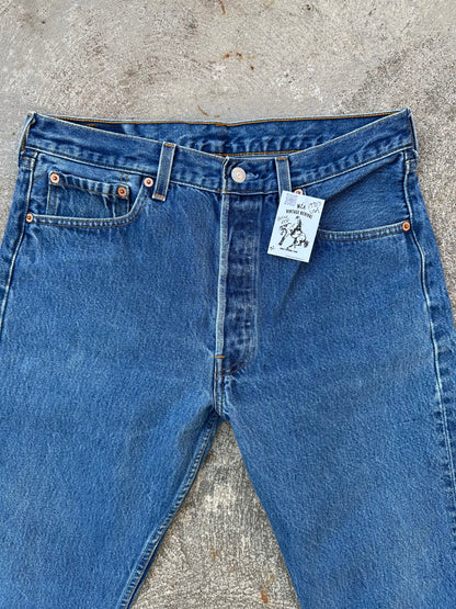 90’s Levi’s 501xx STF Raw Denim USA Jeans (Men’s 32x29 / Women’s 30)