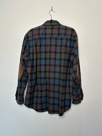 90’s Pendleton Wool Elbow Patch Trail Shirt (Men’s L/XL)