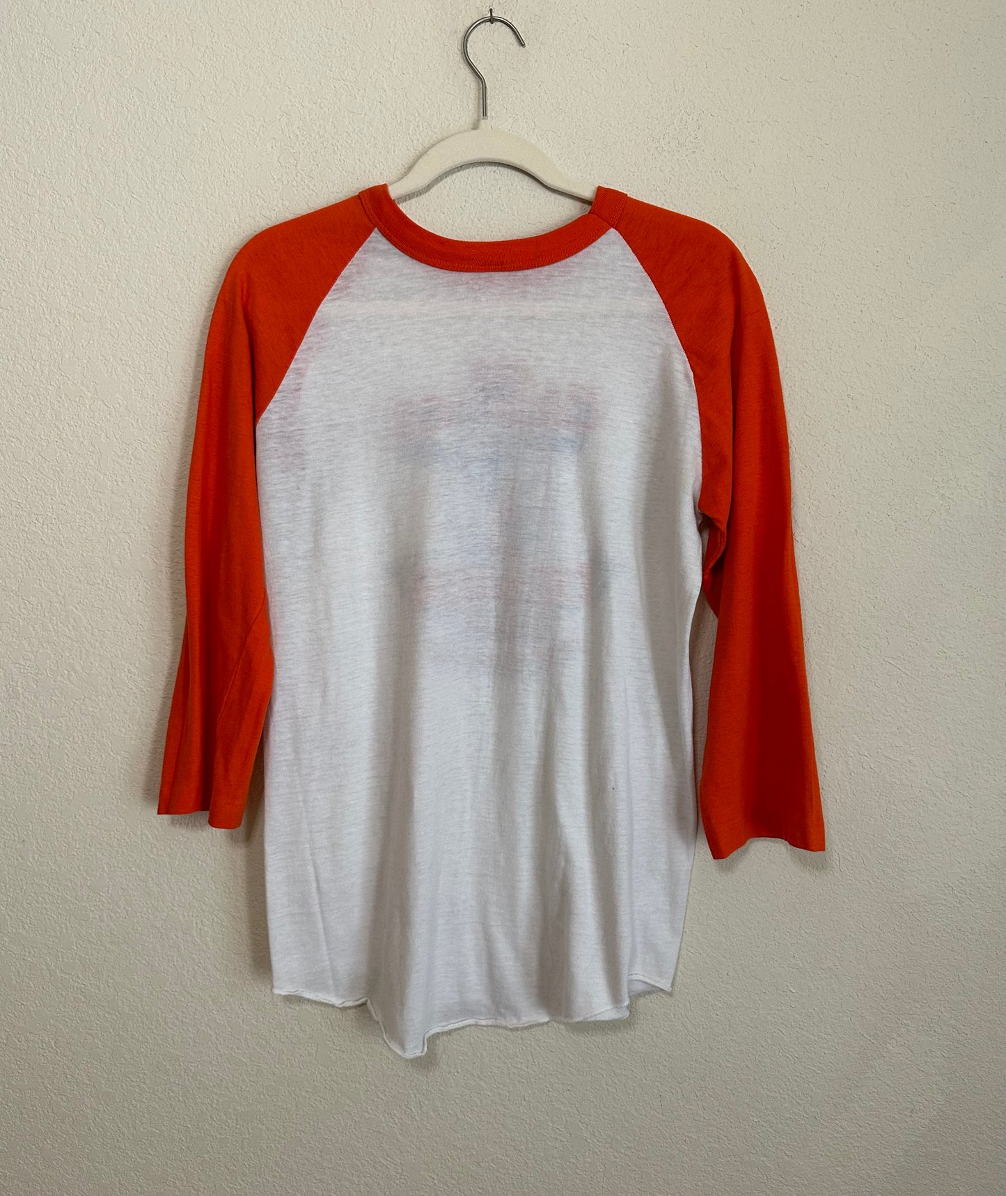 VERY RARE 70’s Raglan “Big Orange” Denver Broncos “How Sweet It Is” Tee (Unisex S)