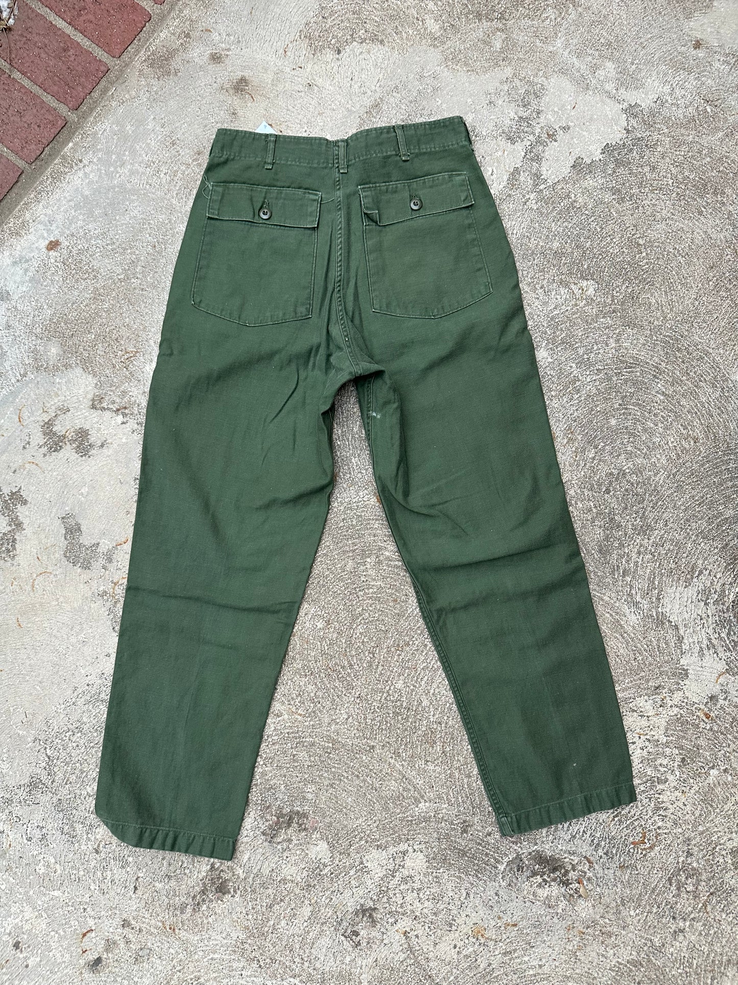 70’s US Military OG-107 Cotton Sateen Field Pants (Men’s 31x31)