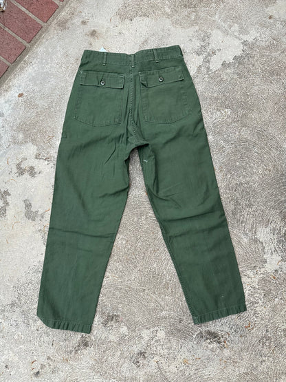 70’s US Military OG-107 Cotton Sateen Field Pants (Men’s 31x31)