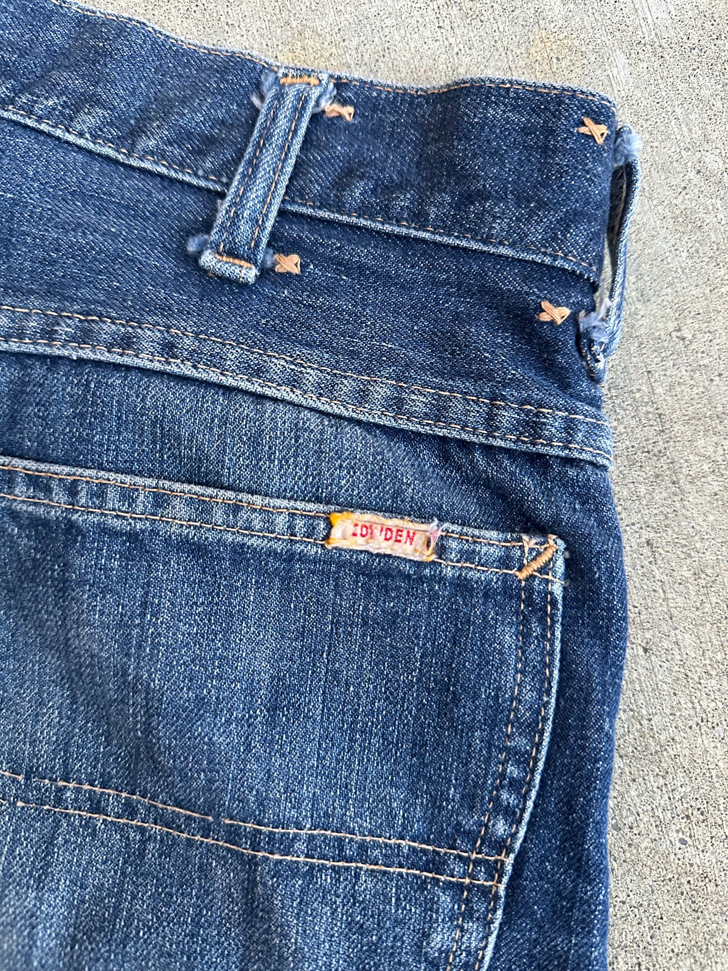 RARE 50’s Cowden Full Selvedge Denim Jeans (27x33)