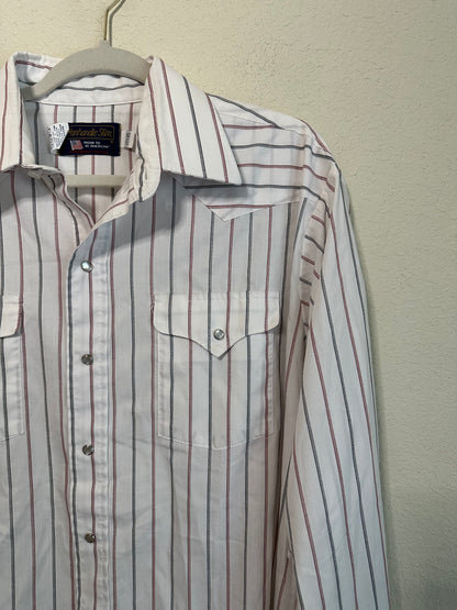 70’s Panhandle Slim Pearl Snap Western USA Shirt (Men’s XL)