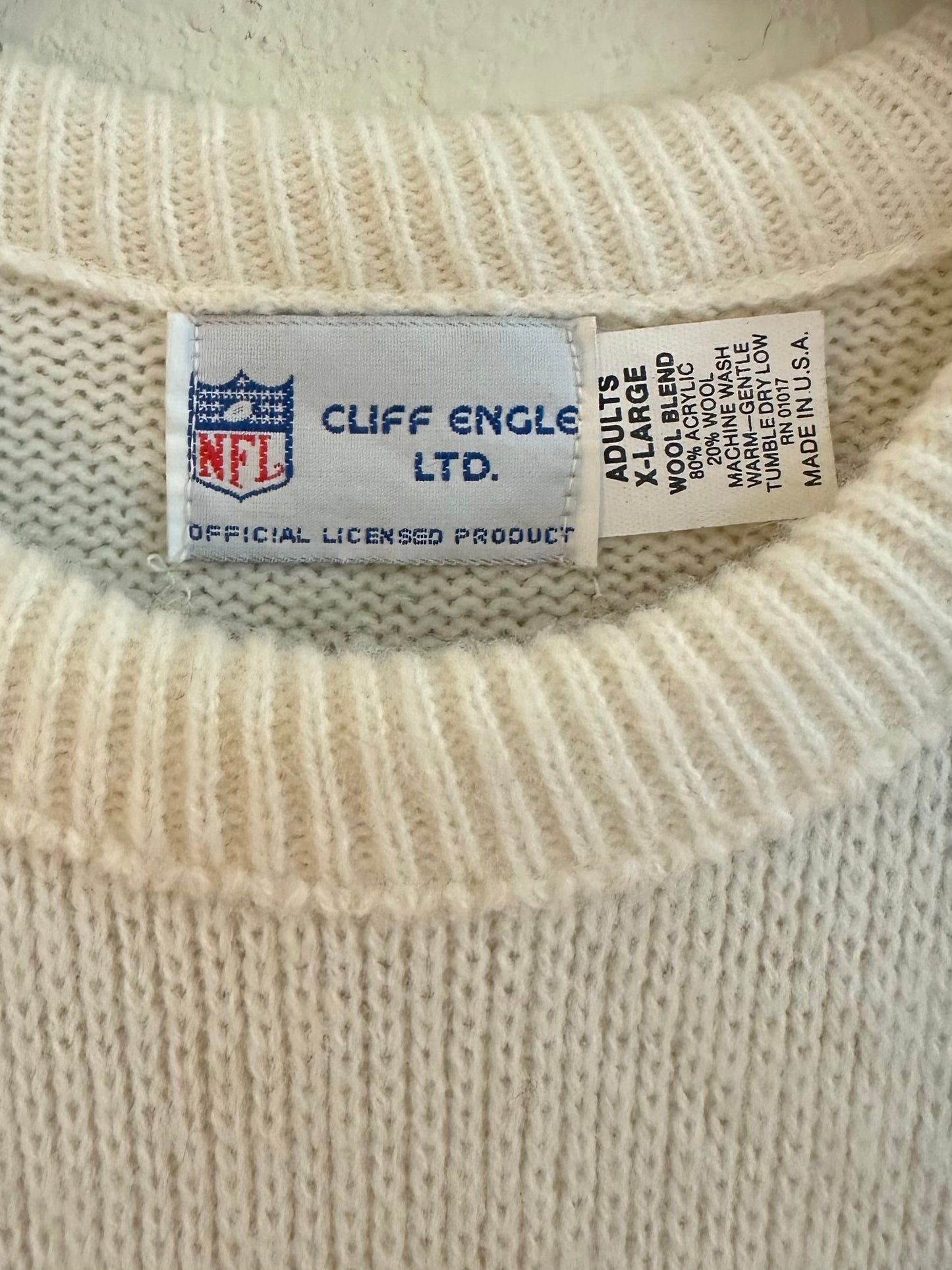 80’s Cliff Engle Denver Broncos Sideline Sweater (Unisex L)