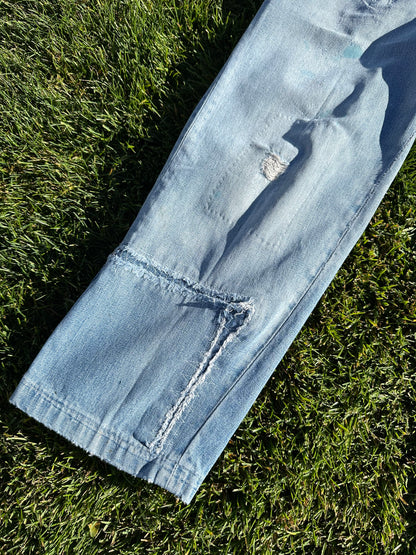 Rare 50’s LEVI’S Big E Western Side Zip Shorthorn Denim Pants (Women’s