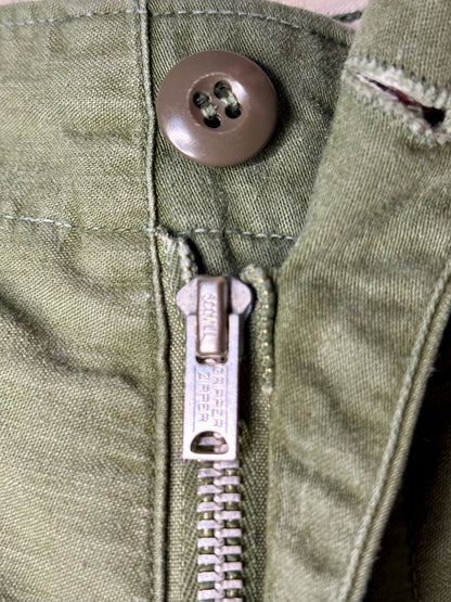 60’s Military M65 Cotton OG Cargo Field Pants (Unisex S)