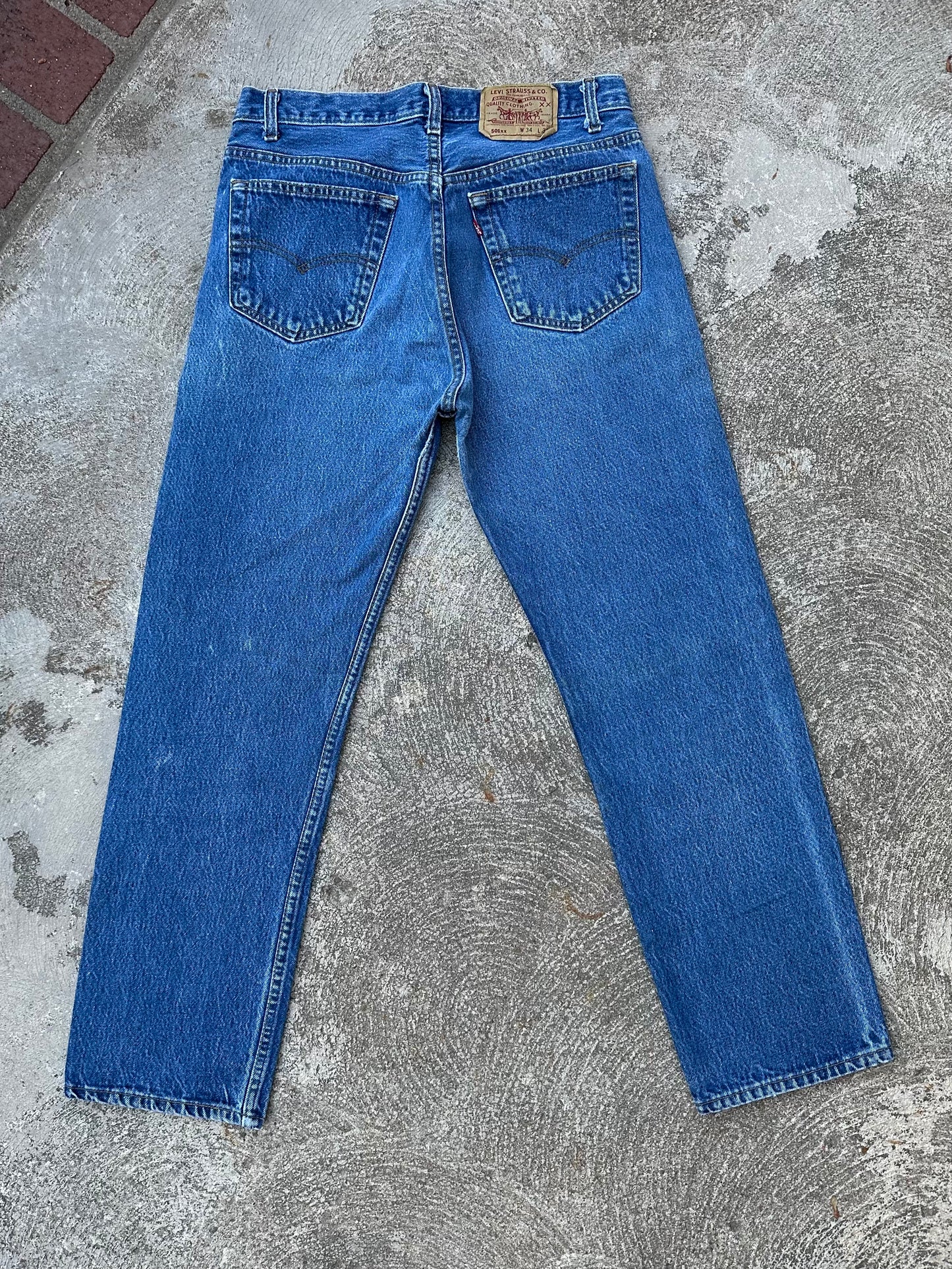80’s Levi’s 501xx STF Raw Denim Jeans USA (Men’s 31x30 / Women’s 29)