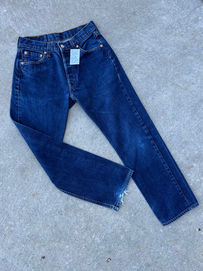 Late 90’s Levi’s 501 Indigo Denim Jeans (Men’s 28x28 / Women’s 26)
