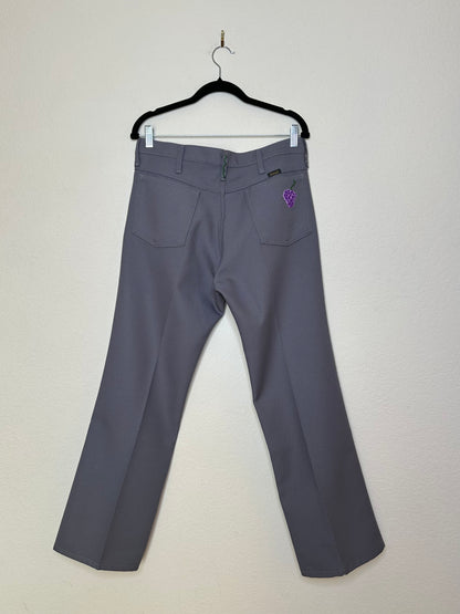 MCA Vintage Revival: 70’s Wrangler Hand Chainstitched Grapevine Boot Cut Pants (Men’s 33 / Women’s 30/31)