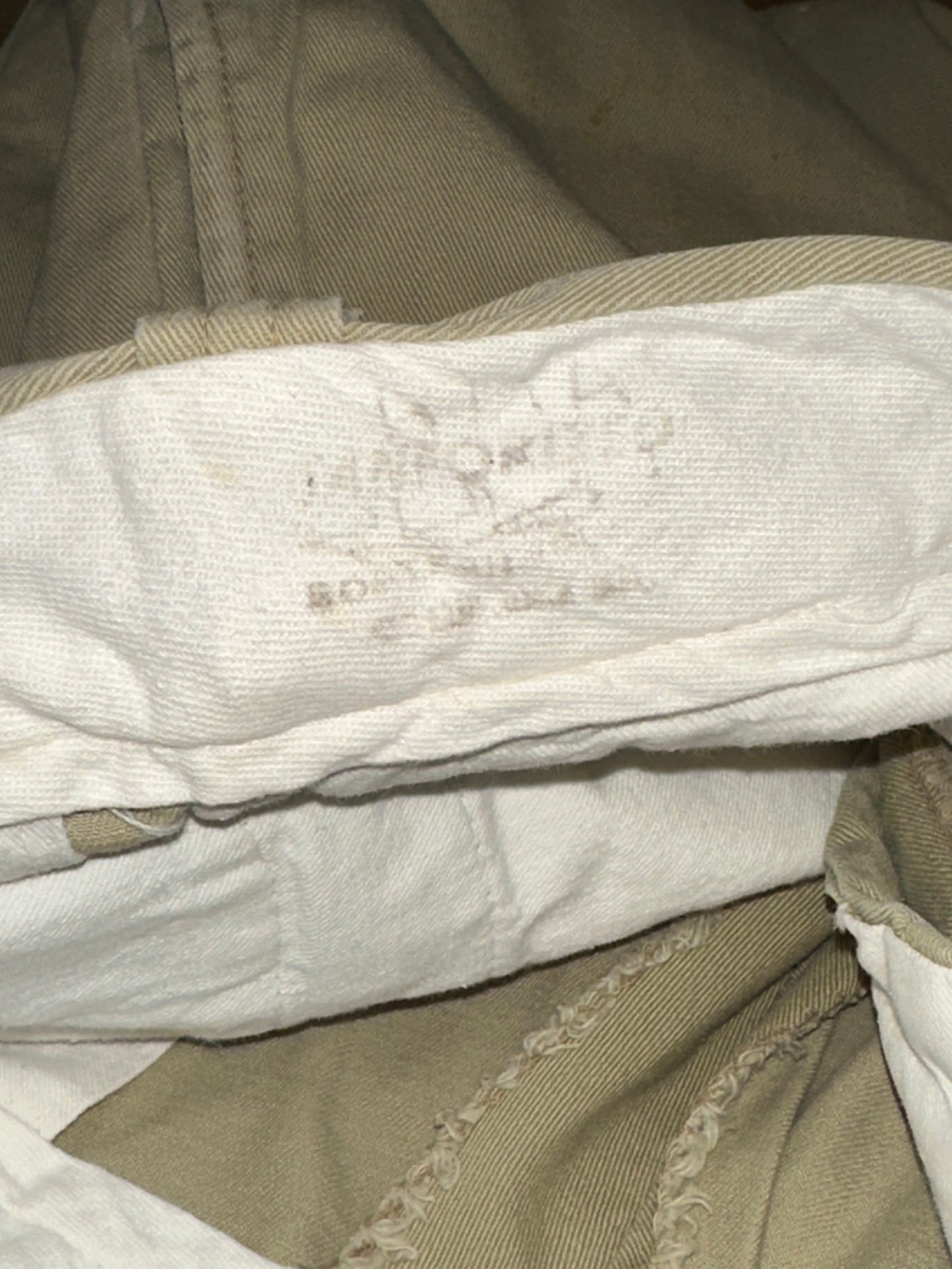 50’s POWR HOUSE Sanforized Vat Dyed Sail Cloth Chinos (Men’s 35x28.5 / Women’s 34)