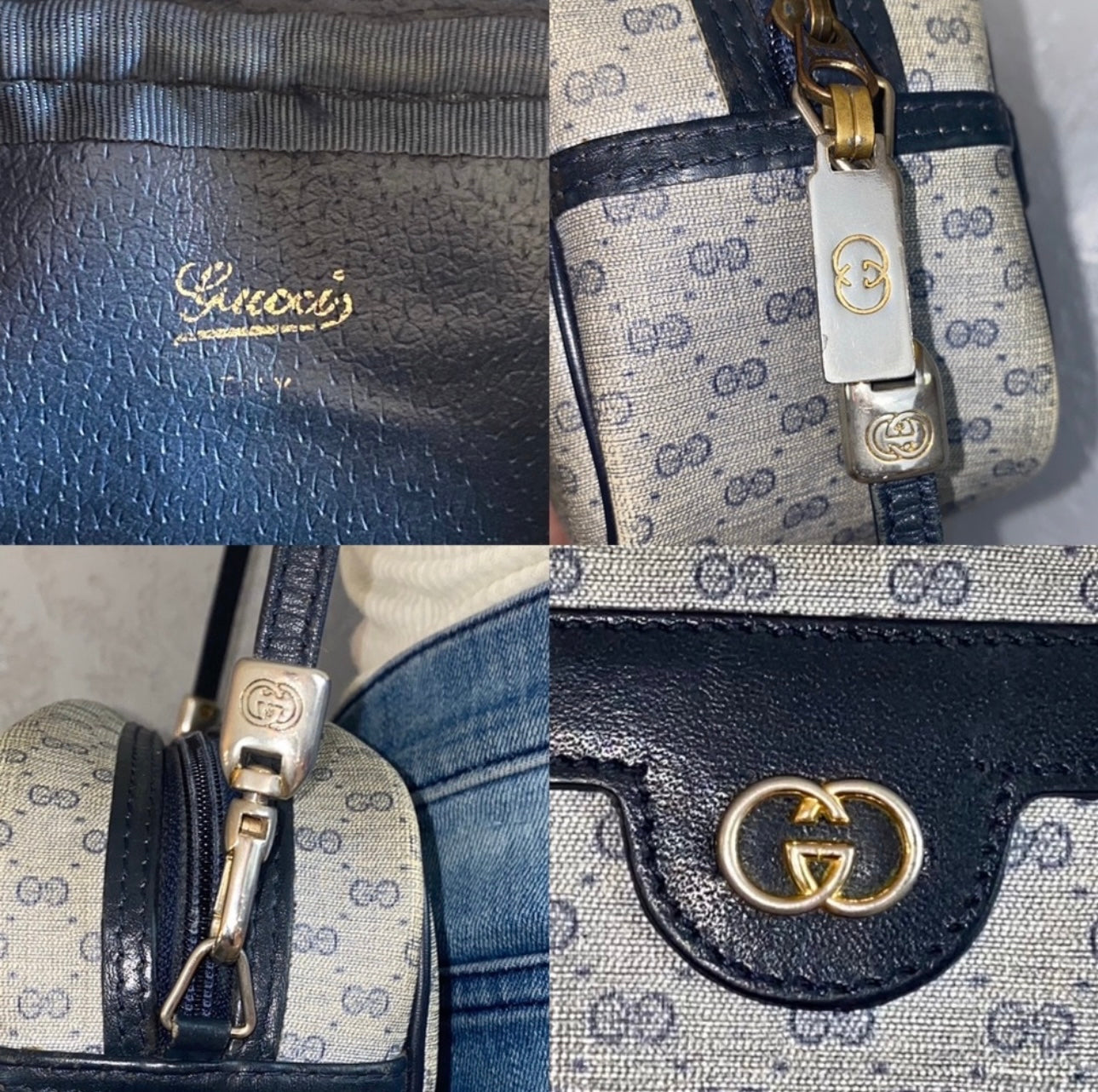 RARE 70’s Gucci Micro GG Supreme Rectangle Crossbody Bag