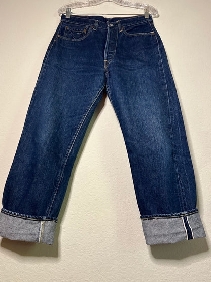 60’s Vintage Levi’s 501 “BIG E” Redline Selvedge Jeans (30x27 / Modern 28)